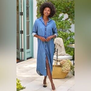 Frank & Eileen Light Blue Denim Shirt small